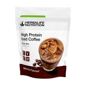 High Protein Iced Coffee Drink Mix High Protein Iced Coffee Γεύση Mocha product shot.